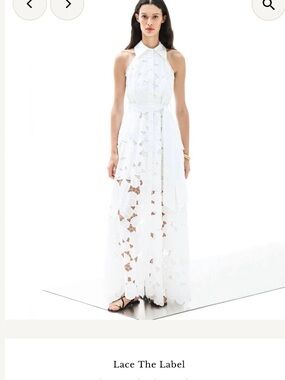 Lace The Label - Iris Cotton Sleeveless Maxi shirt dress  NWT S